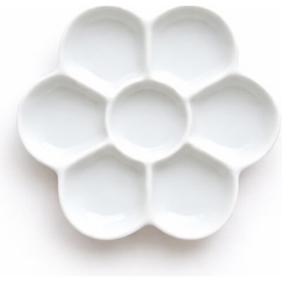 neuvedeno Paletka na barvy porcelánová 11,7 cm - květina – Hledejceny.cz