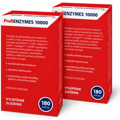 Profienzymes 10000 2x 180 kapslí – Hledejceny.cz