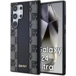 DKNY PU Leather Checkered Pattern Magsafe pro Samsung Galaxy S24 Ultra Black DKHMS24LPCPVSLK – Sleviste.cz