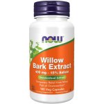 Now Foods Foods Willow Bark Extract extrakt z vrby 400 mg 100 kapslí – Hledejceny.cz