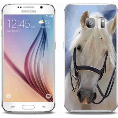 Pouzdro mmCase Gelové Samsung Galaxy S6 Edge - bílý kůň – Zboží Mobilmania