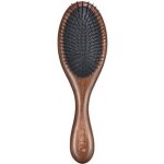 Sibel Decopad oválný dřevěný kartáč na vlasy s kančími a nylonovými štětinami 8470125 22 x 7 cm – Sleviste.cz