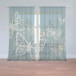 Záclony Motýli: 2 ks - 150x250 cm - Sablio – Hledejceny.cz