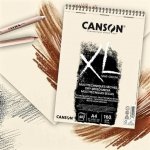 Canson XL Dry Mixed Media Sand Grain Natur A4 40 listů – Zboží Mobilmania