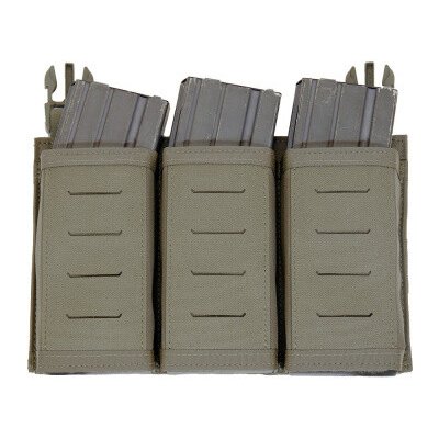 Warrior Assault Systems Odnímatelný přední panel Laser Cut se třemi sumkami na zásobníky 5,56, Warrior, ranger green – Zbozi.Blesk.cz