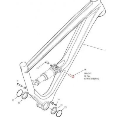 GT Zaskar 100 26/29" čep tlumiče