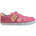 Pegres BF54 barefoot kožené tenisky růžové – Sleviste.cz