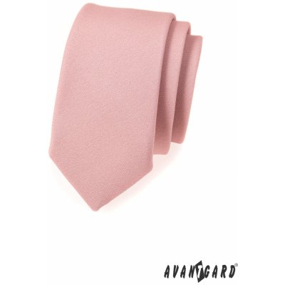 Avantgard kravata Lux Slim pudrová 571 9811 – Zboží Mobilmania