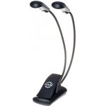 Konig & Meyer 12243 Music stand light Double LED FlexLight black – Zboží Dáma