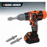 Smoby elektronická vŕtačka BLACK+DECKER so zvukom svetlom a 3 nástavcami – Zboží Dáma