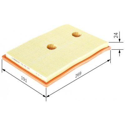 Vzduchový filtr BOSCH F 026 400 342 | Zboží Auto