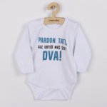 New Baby Body s potiskem Pardon tati ...máš šéfy dva! – Zbozi.Blesk.cz