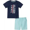 Kojenecká souprava Tommy Hilfiger tričko s kraťasy pro chlapečka 2 Pieces Shorts Set