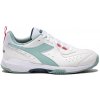 Dámské tenisové boty Diadora S.Challenge 5 Sl Clay - white/surf spray/legion blue