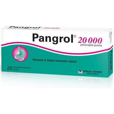 PANGROL POR 20000IU TBL ENT 20 II