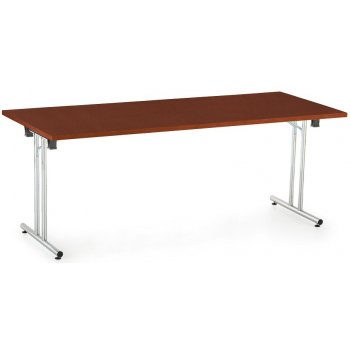 Lenza Skládací stůl Impress 180 x 80 cm, tmavý ořech