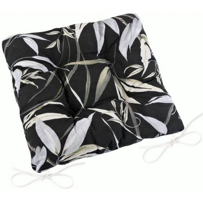 Bellatex Ema prošívaný bambus černý 40 x 40 cm – Zboží Dáma