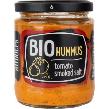 Rudolfs Hummus Pomazánka cizrnová s rajčaty a uzenou solí Bio 230 g