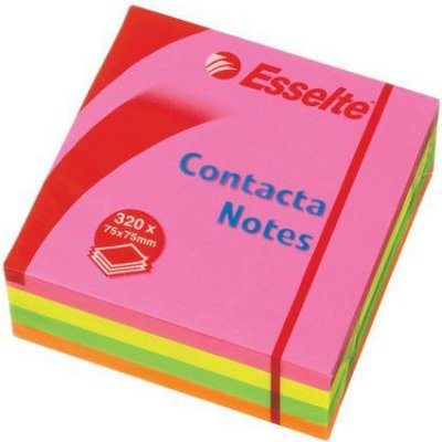 Esselte Esselte Bloček samolepicí 76x76 mm, 400 lístků, duhový – Hledejceny.cz