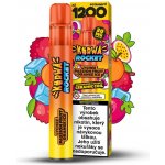Kurwa Rocket Lychee Passion Fruit Orange Ice 20 mg 1 200 potahů – Zboží Dáma