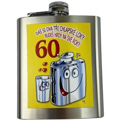 DIVJA Dárková placatka Dáš si dva tři chlapské loky - 60tka 200 ml – Zboží Mobilmania