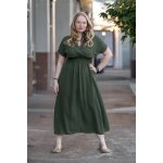 Italy fashion Letní šaty ANITA Černá – Zboží Mobilmania