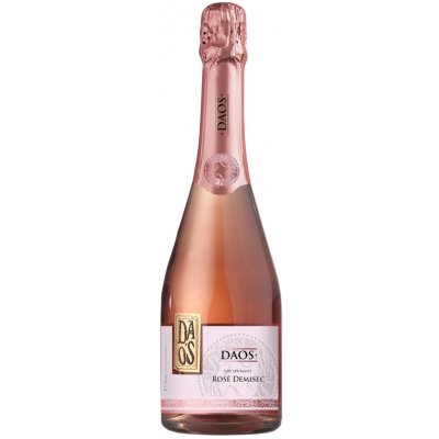 DAO'S Sekt Rose SemiDry 12,5% 0,75 l (holá láhev)