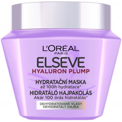 L'Oréal Elseve Hyaluron Plump 72H Hydratační maska s kyselinou hyaluronovou 300 ml – Sleviste.cz
