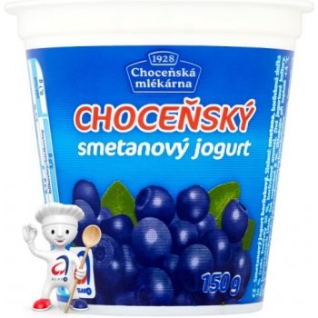 Choceňská mlékárna Choceňský smetanový jogurt borůvka 150 g