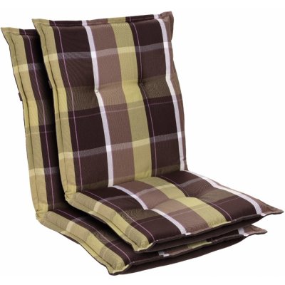 Blumfeldt Prato, čalouněná podložka, podložka na židli, podložka na nižší polohovací křeslo, na zahradní židli, polyester, 50 x 100 x 8 cm, 2 x čalounění (CPT10_10221423-2_)