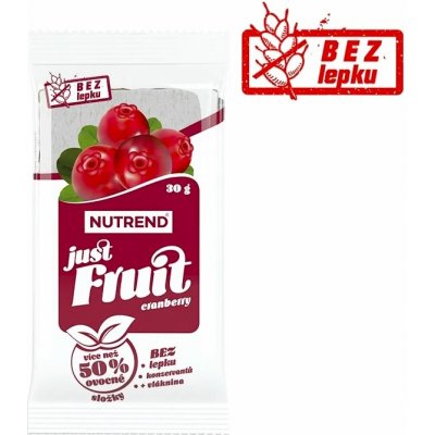 NUTREND Just Fruit banán a jablko 30 g