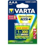 Varta Ready2Use AAA 1000mAh 05703 301 404 – Zboží Živě