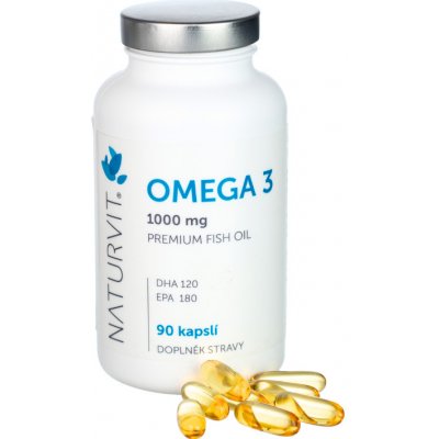 NaturVit Omega 3 1000 mg 90 kapslí – Hledejceny.cz