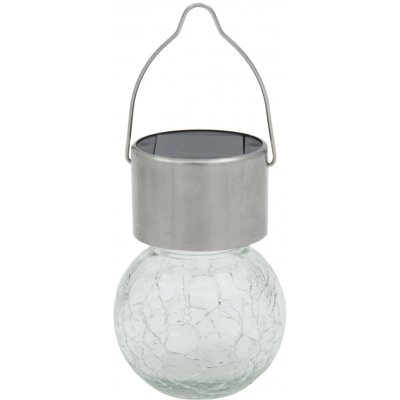 lampa solární KOULE pr.6cm, v.9cm, 1LED, závěsná, čirá; nerez/sklo/PH MAT797457 – Hledejceny.cz