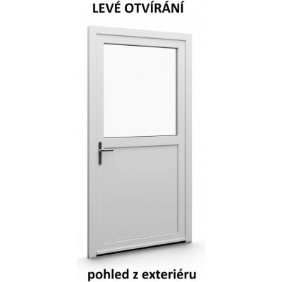 ALUPLAST ořech/bílé 04 Levé 85 x 200 – Zboží Mobilmania