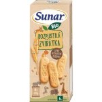 Sunar BIO Rozpustilá zvířátka sušenky 4 x 40 g – Zbozi.Blesk.cz