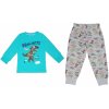 Dětské pyžamo a košilka Wolf chlapecké pyžamo Dinosaurus modrá