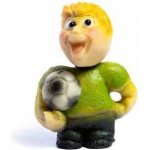 Marcipánová figurka fotbalista, zelený dres 7,5x5 cm 70g - Frischmann vyškov - Frischmann vyškov – Zboží Mobilmania