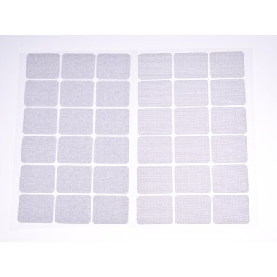 Suchý zip samolepicí obdélníčky 25x32 mm Varianta: bílý – Hledejceny.cz