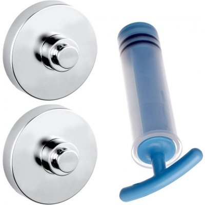 Wenko Premium Shiny set na upevnění bez vrtání stříbrná – Sleviste.cz