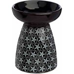 Puckator aroma lampa Floral Černá s květinovým vzorem – Zboží Dáma