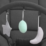 VidaXL houpací lehátko antracitové ocel – Zboží Dáma