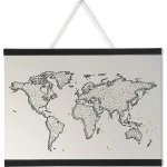 A-Z Reklama CZ Dřevěná Plakátová lišta Wood Magnetic Poster Snap o délce 50 cm Černá – Zboží Mobilmania