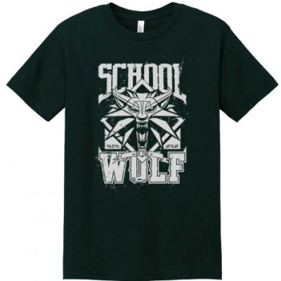 The Witcher: tričko SCHOOL OF THE WOLF 1129456 – Zboží Mobilmania