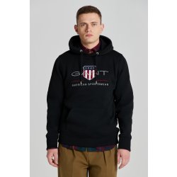 GANT REG ARCHIVE SHIELD HOODIE černá