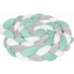 Ricokids Nárazník do postýlky mátově šedý – Zbozi.Blesk.cz