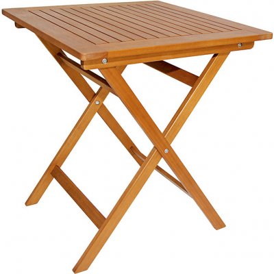 Sunfun Diana Odkládací stolek sklopný, 65 x 65 x 74 cm, dřevo z akácie 1302841 – Hledejceny.cz