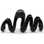 Lesklý černý skřipec na vlasy – Zboží Mobilmania