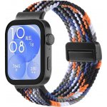 VSECHNONAMOBIL 110388 BRAIDED Nylonový řemínek pro Huawei Watch Fit 4 / Fit 4 Pro / Fit 5 / Fit 5 Pro DENIM COLORFUL – Zboží Živě