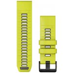Garmin QuickFit 26, silikonový Amp Yellow/Graphite, přezka black 010-13393-08 – Zboží Mobilmania